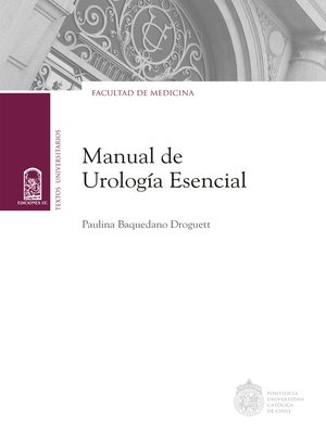 cover image of Manual de urología esencial